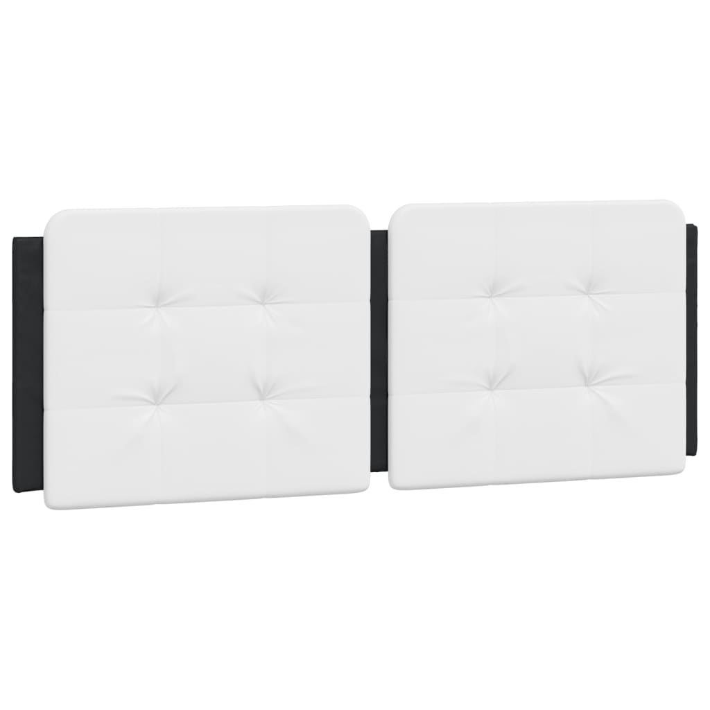 VidaXL Coussin De Tête De Lit Noir Et Blanc 137 Cm Similicuir