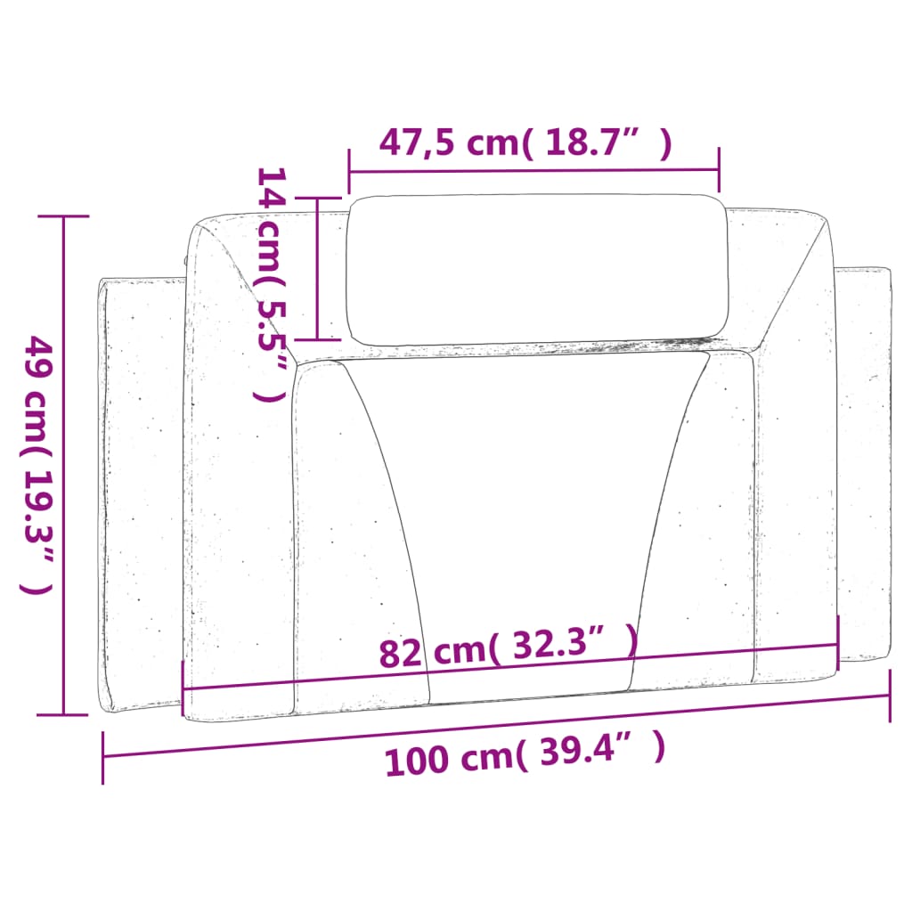 Headboard Cushion Black - Image 10