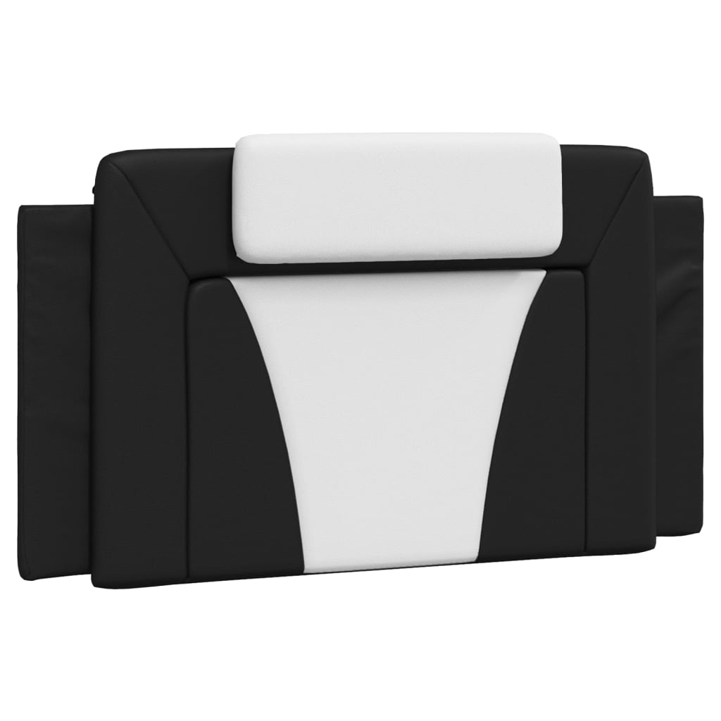 vidaXL Headboard Cushion Black and White 39.4" Faux Leather