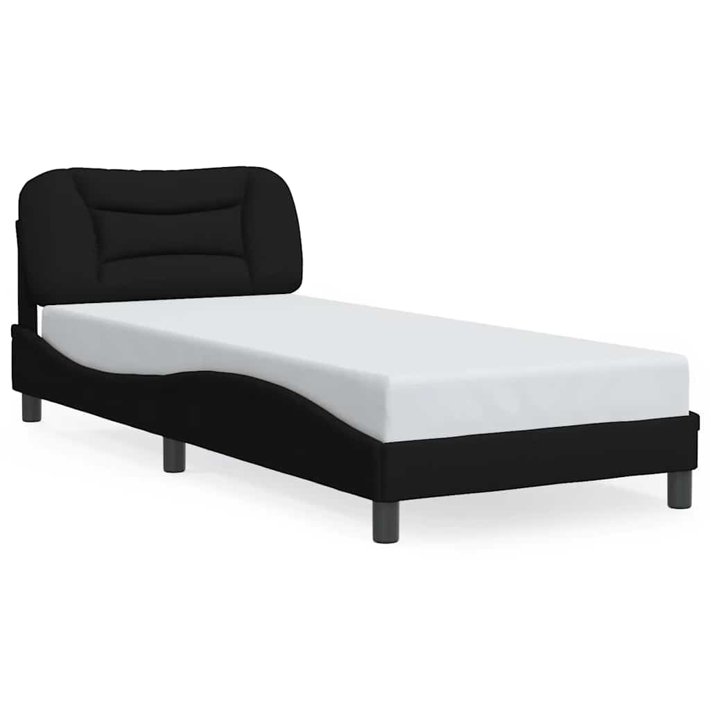 E-shop vidaXL Rám postele bez matraca Hvar Čierna 80x200cm Látka