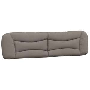 Rám postele bez matrace Hvar taupe 200 x 200 cm textil - obrázek 8