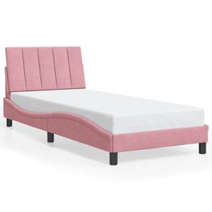 vidaXL voodiraam ilma madratsita Hanko, roosa, 80x200 cm, samet