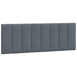 Rám postele bez matrace Hanko tmavě šedá 120 x 200 cm samet - obrázek 8