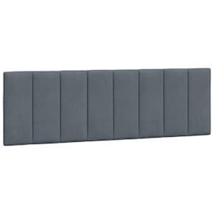 Rám postele bez matrace Hanko tmavě šedý 160 x 200 cm samet - obrázek 8