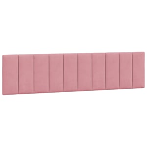 Rám postele bez matrace Hanko růžový 200x200 cm samet - obrázek 8