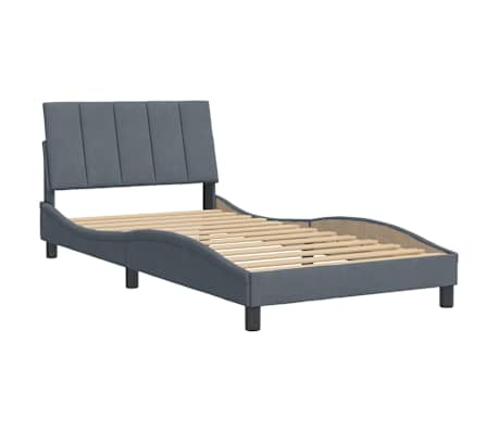 vidaXL Bed Frame Dark Gray