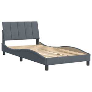 vidaXL Bed Frame Dark Gray