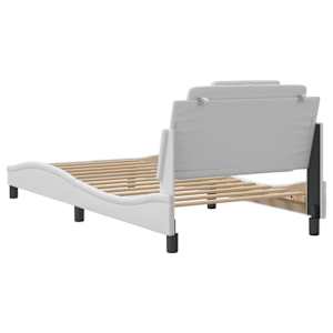Rám postele Viana bez matrace bílý 100x200 cm umělá kůže - obrázek 6