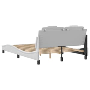 Rám postele Viana bez matrace bílý 120x200 cm umělá kůže - obrázek 6