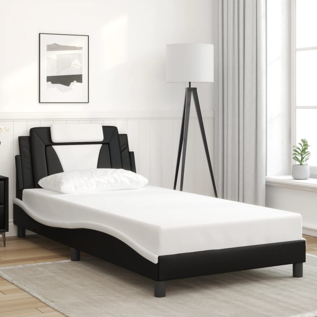 Bed Frame Black and White