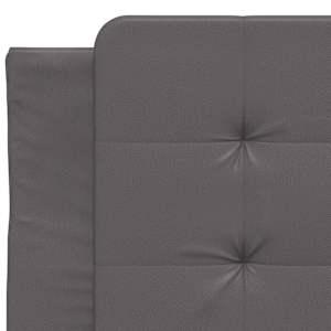 Rám postele bez matrace Zadar šedý 90x190 cm umělá kůže - obrázek 10