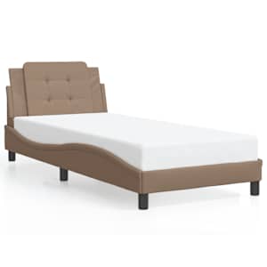 Rám postele bez matrace Zadar cappuccino 90x190 cm umělá kůže - obrázek 2