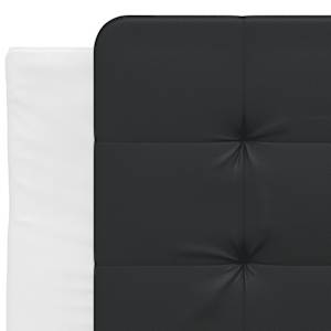 Rám postele bez matrace Zadar bílý a černý 100 x 200 cm umělá kůže - obrázek 10