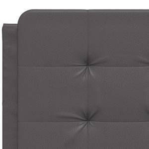 Rám postele bez matrace Zadar šedý 140x190 cm umělá kůže - obrázek 10