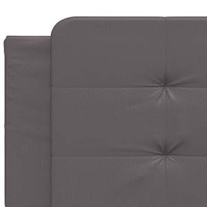 Rám postele bez matrace Zadar šedý 200x200 cm umělá kůže - obrázek 10