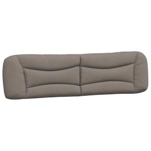 Postel s matrací Hvar taupe 200 x 200 cm textil - obrázek 5