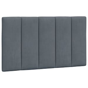 Postel s matrací Hanko tmavě šedá 80 x 200 cm samet - obrázek 5
