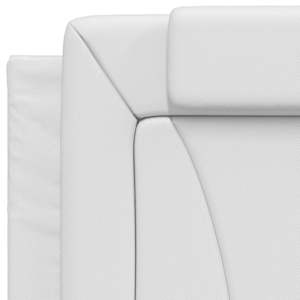 Postel Viana s matrací bílá 80 x 200 cm umělá kůže - obrázek 7