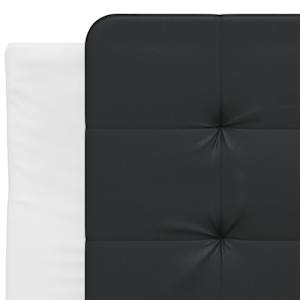 Rám postele bez matrace Zadar bílá a černá 80 x 200 cm umělá kůže - obrázek 7