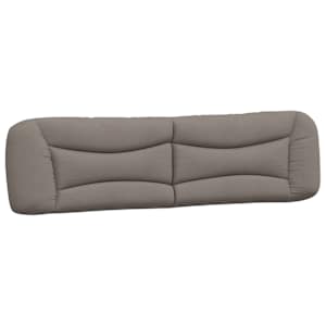 Rám postele s LED bez matrace Hvar taupe 200 x 200 cm textil - obrázek 10