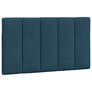 Rám postele s LED osvětlením bez matrace Hanko modrý 90 x 190 cm samet - obrázek 10
