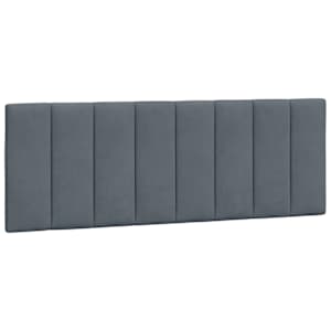 Rám postele s LED osvětlením bez matrace Hanko tmavě šedý 120 x 200 cm samet - obrázek 10