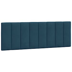 Rám postele s LED osvětlením bez matrace Hanko modrý 120 x 200 cm samet - obrázek 10