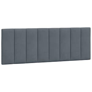 Rám postele s LED osvětlením bez matrace Hanko tmavě šedý 140 x 190 cm samet - obrázek 10