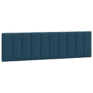 Rám postele s LED osvětlením bez matrace Hanko modrý 180 x 200 cm samet - obrázek 10