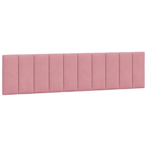 Rám postele s LED osvětlením bez matrace Hanko růžový 200 x 200 cm samet - obrázek 10