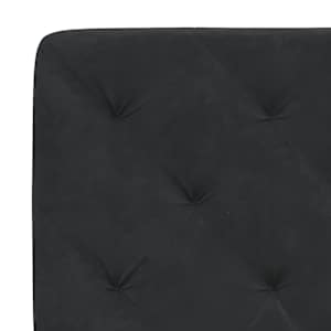 Rám postele s LED bez matrace černý 80 x 200 cm samet - obrázek 10