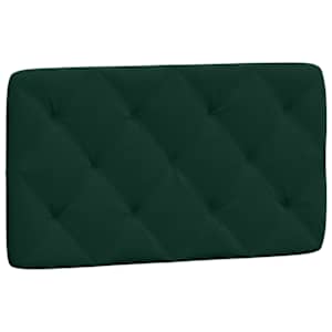 Rám postele s LED bez matrace tmavě zelený 90 x 190 cm samet - obrázek 9