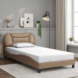 Rám postele s LED bez matrace Hvar cappuccino 100 x 200 cm - obrázek 4
