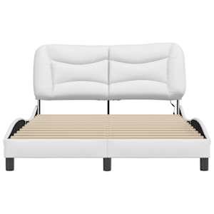 Rám postele s LED bez matrace Hvar bílý 140 x 190 cm - obrázek 6