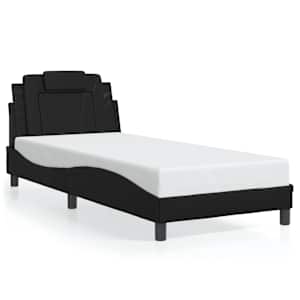 Rám postele Viana s LED bez matrace černý 80 x 200 cm - obrázek 5