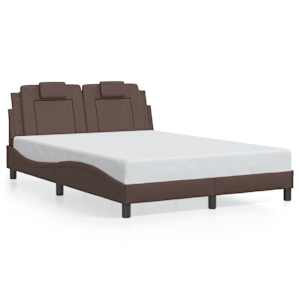 Rám postele Viana s LED bez matrace hnědý 120 x 200 cm - obrázek 4
