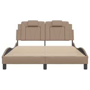 Rám postele Viana s LED bez matrace cappuccino 120 x 200 cm - obrázek 6