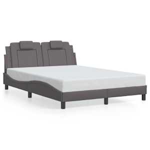 Rám postele Viana s LED bez matrace šedý 140 x 190 cm - obrázek 5