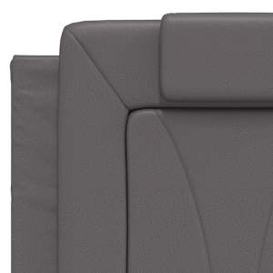 Rám postele Viana s LED bez matrace šedý 140 x 190 cm - obrázek 11
