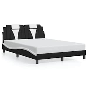 Rám postele Viana s LED bez matrace černý a bílý 140x190 cm - obrázek 5