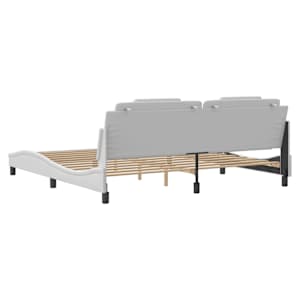 Rám postele Viana s LED bez matrace bílý 200 x 200 cm - obrázek 10