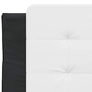 Rám postele s LED bez matrace Zadar černý a bílý 100x200 cm - obrázek 11