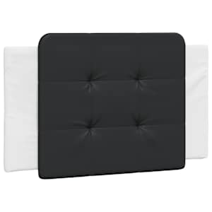 Rám postele s LED bez matrace Zadar bílý a černý 100x200 cm - obrázek 8