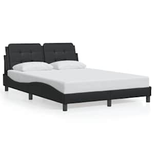 Rám postele s LED bez matrace Zadar černý 140 x 190 cm - obrázek 5