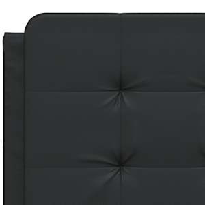 Rám postele s LED bez matrace Zadar černý 140 x 190 cm - obrázek 11