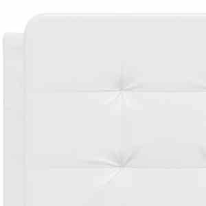 Rám postele s LED bez matrace Zadar bílý 140 x 190 cm - obrázek 11