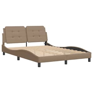 Rám postele s LED bez matrace Zadar cappuccino 140 x 190 cm - obrázek 3