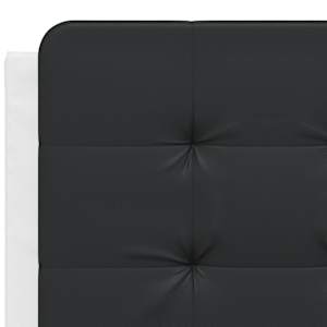 Rám postele s LED bez matrace Zadar bílý a černý 140x190 cm - obrázek 11