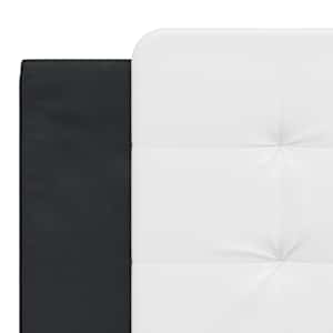 Rám postele s LED bez matrace Zadar černý a bílý 180x200 cm - obrázek 11
