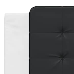 Rám postele s LED bez matrace Zadar bílý a černý 180x200 cm - obrázek 11